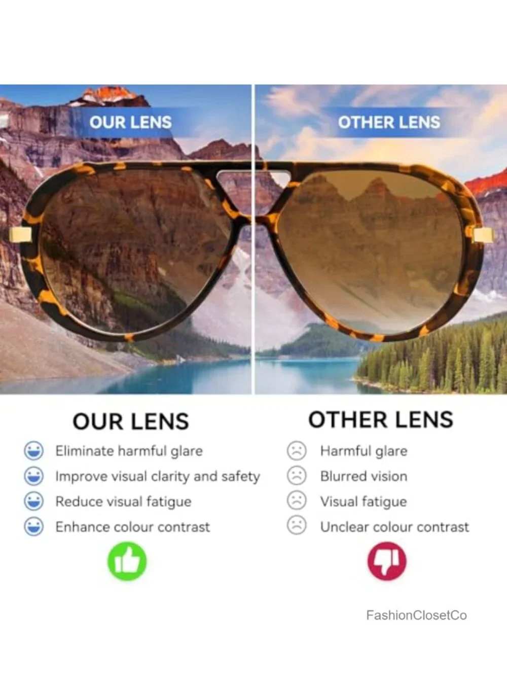 Oversized Aviator Sunglasses for Women Men Retro 70s Style UV400
